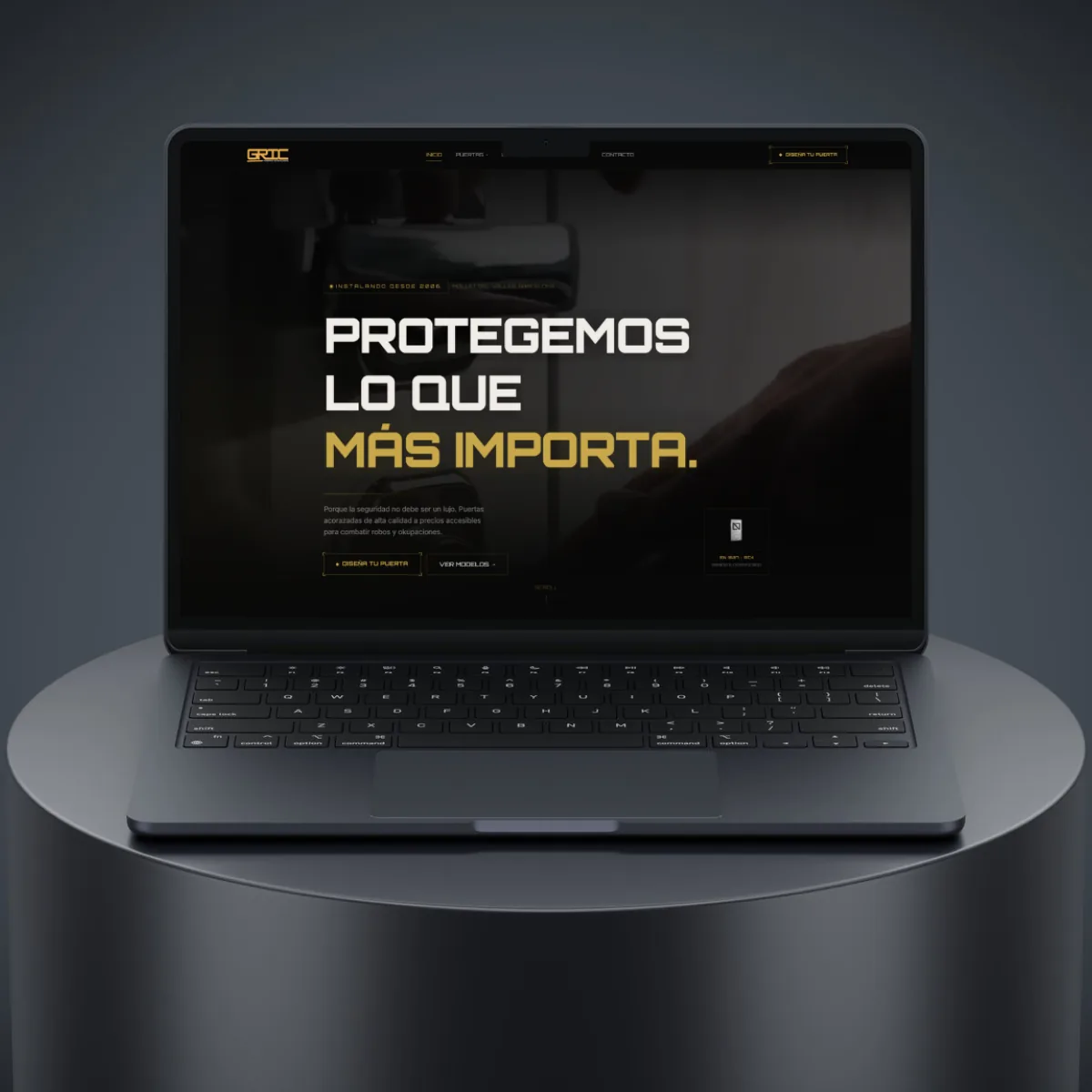 Gric — gricpuertasacorazadas.com, web hecha por Bluenze