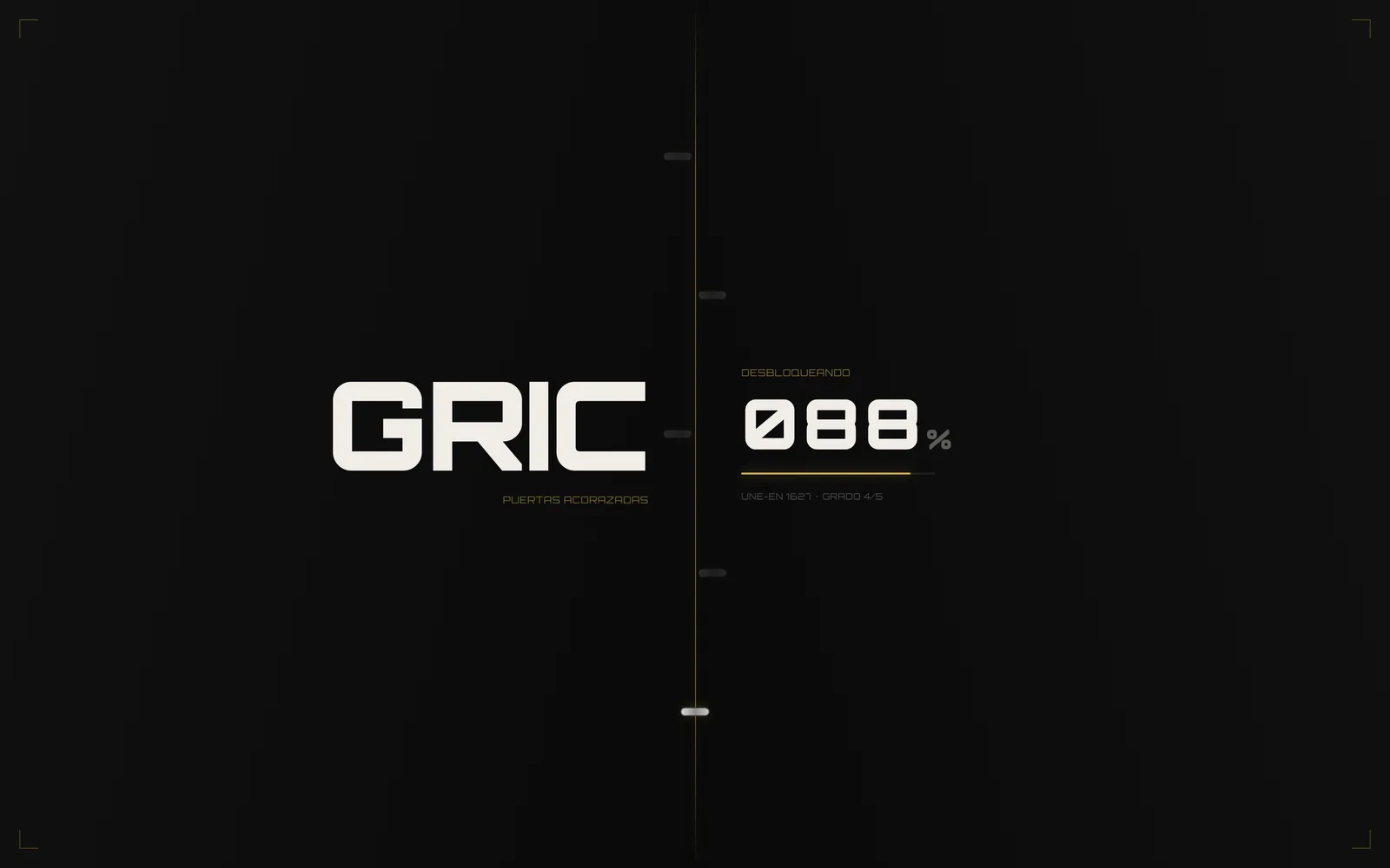 Captura de gricpuertasacorazadas.com: La intro, desbloqueando