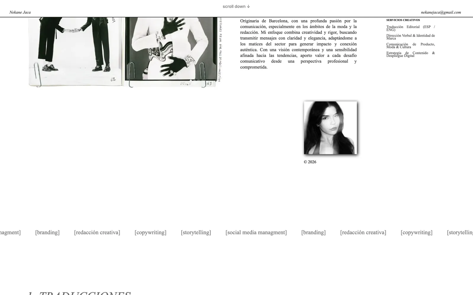 Captura de nekanejaca.vercel.app: Un cuaderno de moda